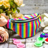 Сумка на пояс (Бананка) “Sall Rainbow” 3 Кольори м.8643 (р. 20х11 см) в упаковці 12 штук №754035 - Amsterdam HR277