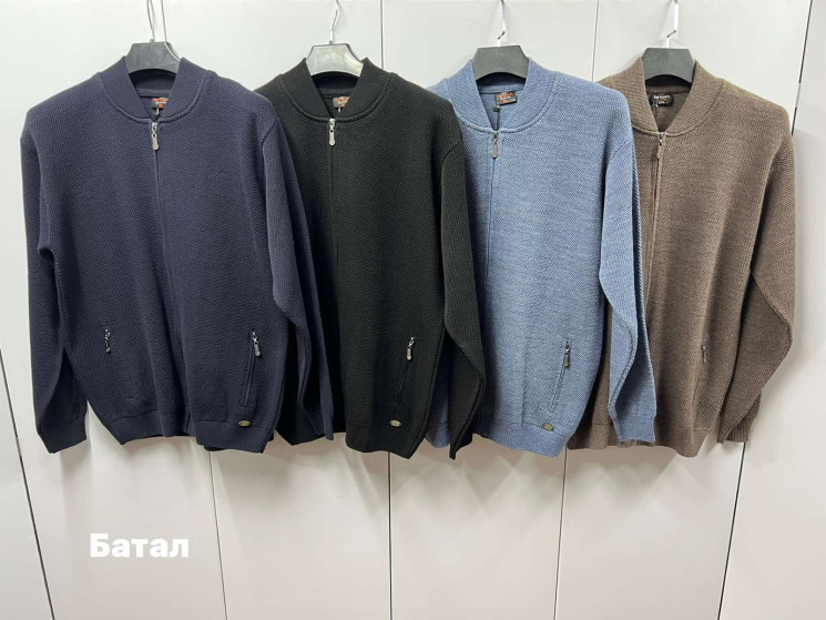 Бомпер чоловічий, в'язка (р: 3XL,4XL,5XL) 4 кольори, в упаковці 3 шт. №378464 - 