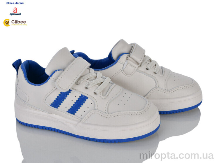 Кросівки FG22-2 white-blue р: 25-30, в упаковці: 6 пар, купити тільки гуртом - 1197585