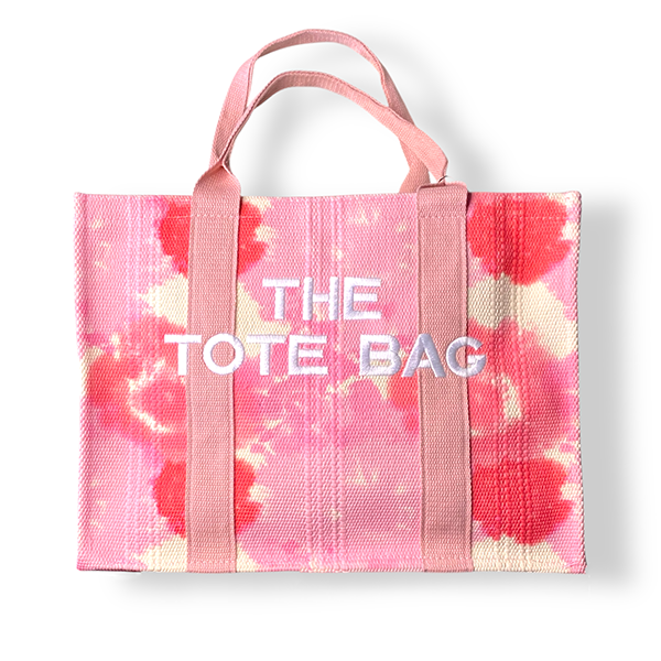 Літня пляжна сумка-шоппер "THE TOTE BAG" тай-дай (Колір: Рожевий) м. 24-499 (р: 38 х 29 х 12 см) 754275 - Amsterdam HR277