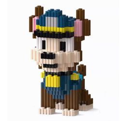 Конструктор Magic Blocks "Щенячий патруль" Чейз (Гончик) м.WWD-01 (висота 120 мм)  №754301