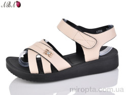 Босоніжки 6908 beige р: 37-42, в упаковці: 8 пар, купити тільки гуртом