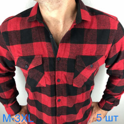 Сорочка Paulsemih р M-3XL Чоловіча Y01 red