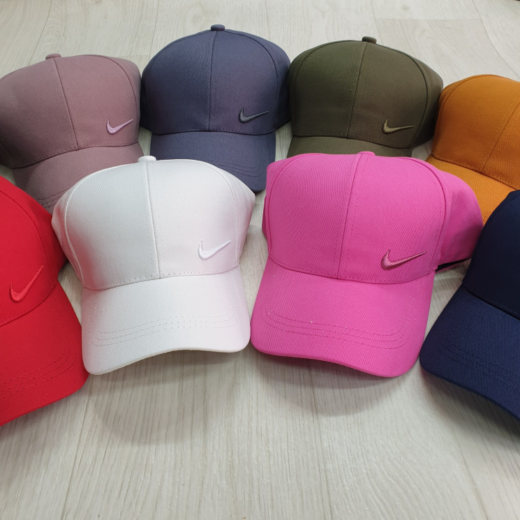 Бейсболка жіноча "Nike" котон (р: 56-58) мікс кольорів, в упаковці 5 шт. №382307 - Ventil SE 939