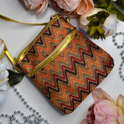 Дитяча літня сумочка Коричнева мод: 2243 р: 17х17