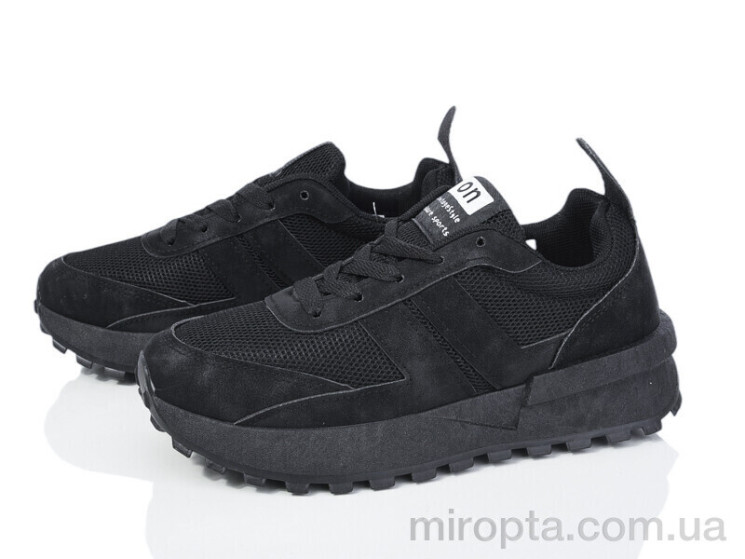 Кросівки 136-29 black р: 36-41, в упаковці: 8 пар, купити тільки гуртом - 969263