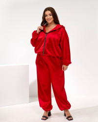 Костюм жіночий вільного крою, м'який трикотажний шовк м. 759 (р: 58-60, 62-64) №831692