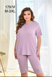 Піжама жіноча "1797" бамбук (р: М,L,XL,2XL,3XL) в упаковці 5 шт. №363414