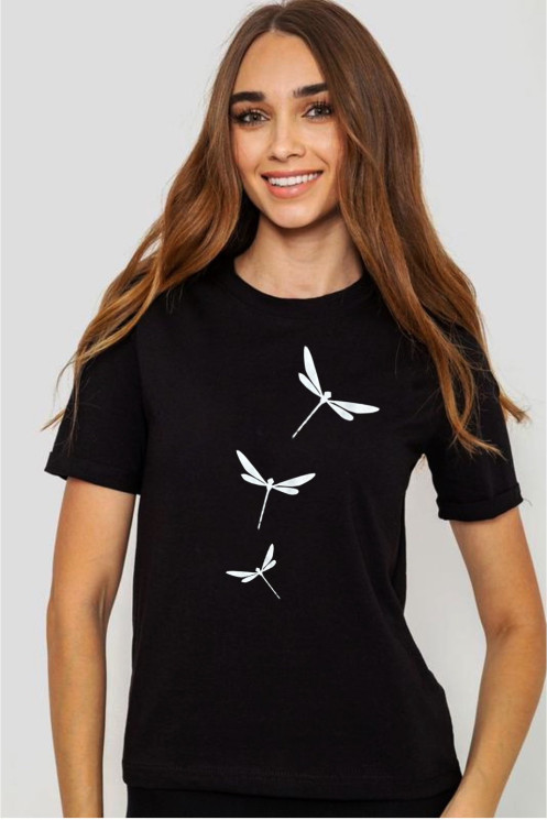Футболка жіноча (р: S,M,L,XL,2XL) 2 кольори, в упаковці 5 шт. №368986 - NikolayNolen