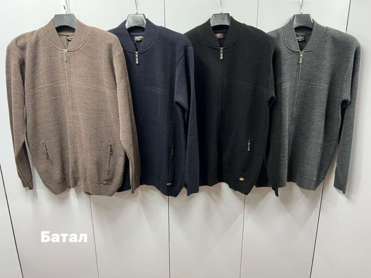 Бомпер чоловічий, в'язка (р: 3XL,4XL,5XL) 4 кольори, в упаковці 3 шт. №378465 - 