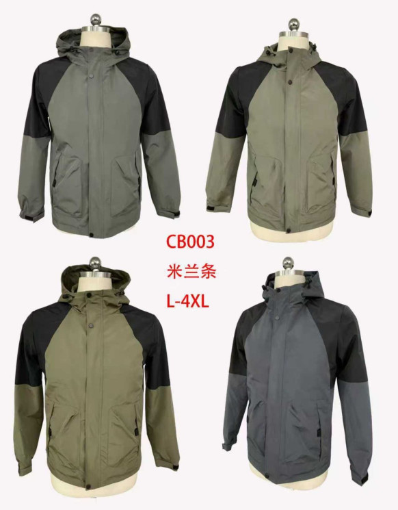 Вітрівка чоловіча, плащівка, холофайбер, м.СВ003 (р. L-4XL), 4 кольори, в упаковці 5 штук №339855 - 