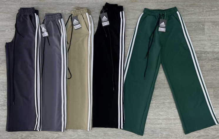 Спортивні штани дитячі Adidas двохнитка, піньє м.291-2 (р. 9-13 років) 5 кольорів в упаковці 5 штук №756577 - Champion SE829