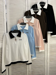 Кофта жіноча "301" лакоста (р: one size) 5 кольорів, в упаковці 5 шт. №387072