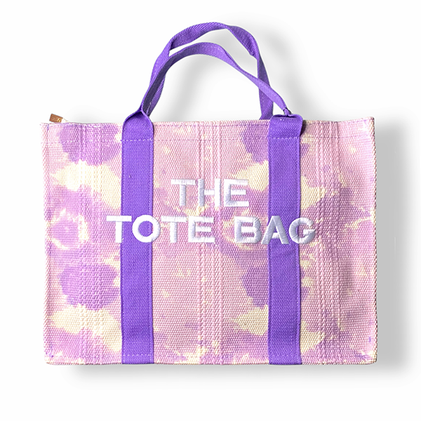 Літня пляжна сумка-шоппер "THE TOTE BAG" тай-дай (Колір: Бузковий) м. 24-499 (р: 38 х 29 х 12 см) 754276 - Amsterdam HR277