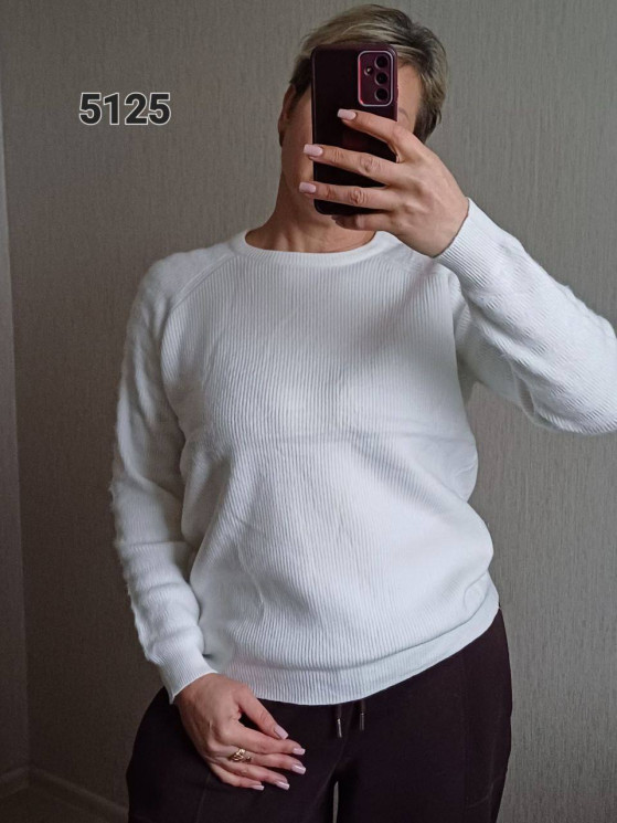 Светр жіночий, кашемір, альпака, м.5125 (р. 48-52 ), мікс кольорів, в упаковці 3 штуки №339286 - Korona UG 4477