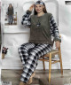 Піжама жіноча на флісі (р: M,L,XL,2XL) в упаковці 4 шт. №376398 - Valentina PA1005