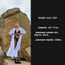 Сукня-сорочка жіноча, льон-жатка м.229 (р. 42-46) №700724 - 
