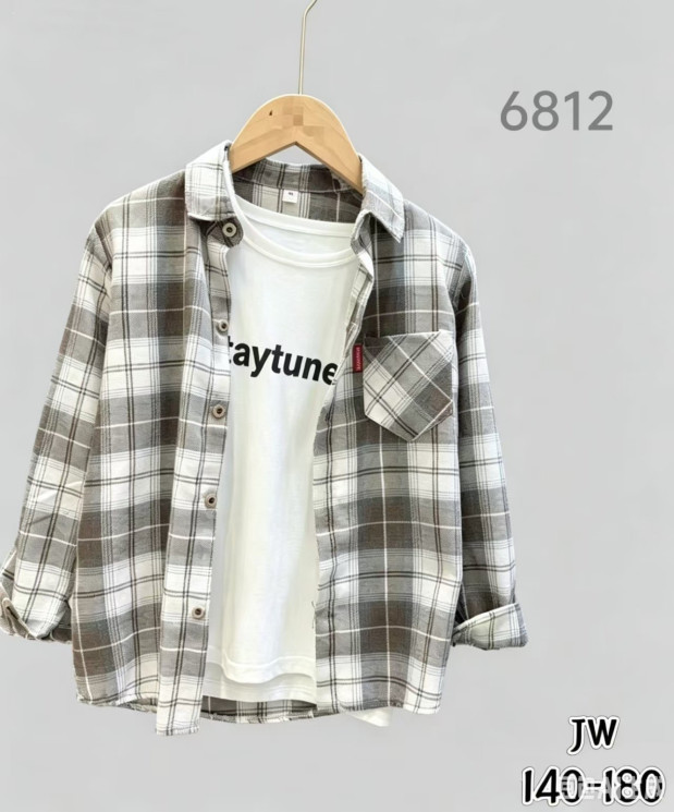 Сорочка дитяча, трикотаж, м. 6812 (Розмір: 140-180) в упаковці 5 штук №346018 - Vanda SE1013
