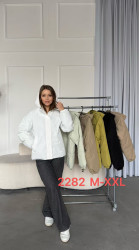 Куртка жіноча "2282" плащівка, демісезонна (р: M-2XL) 5 кольорів, в упаковці 4 шт. №365046