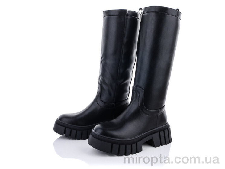 Чоботи M10(E8295)-1 black р: 36-41, в упаковці: 8 пар, купити тільки гуртом - 775747