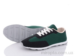 Кросівки 176-0(176-23) black-green р: 36-41, в упаковці: 8 пар, купити тільки гуртом