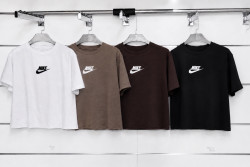 Футболка жіноча Nike  бавовна (р. 42-50 ) 4 кольора  в упаковці 5 штук №763040