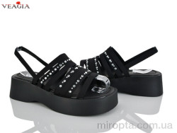 Босоніжки N7 black р: 36-40, в упаковці: 8 пар, купити тільки гуртом