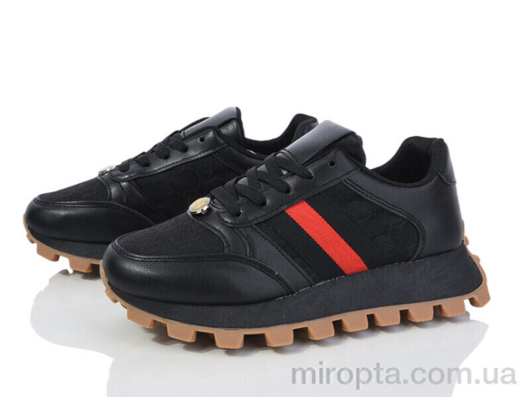 Кросівки HD12(143-44) black р: 36-41, в упаковці: 8 пар, купити тільки гуртом - 969477
