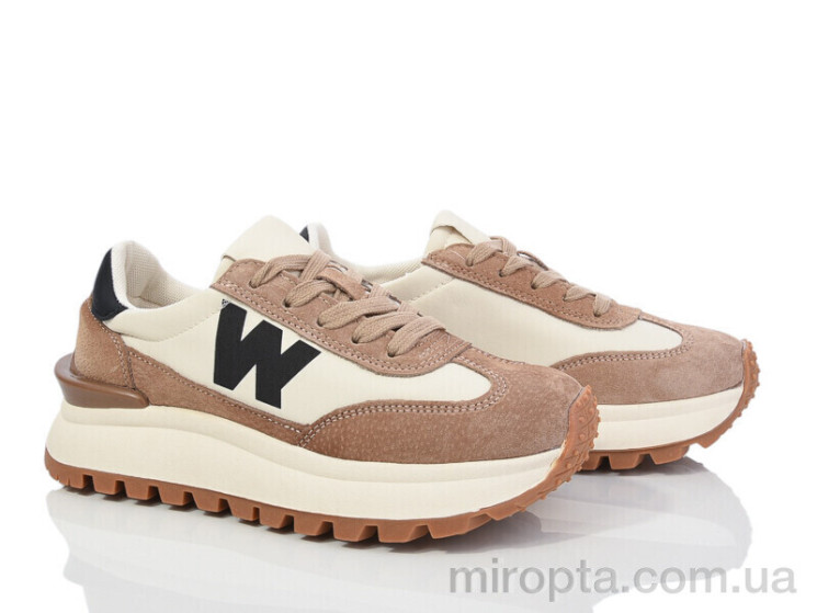 Кросівки 197-182 beige р: 36-40, в упаковці: 8 пар, купити тільки гуртом - 977655