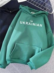 Худі жіноче, тринитка на флісі м. 737 (р. 38-42, 42-46, 46-50, 50-54, 54-58) №403843