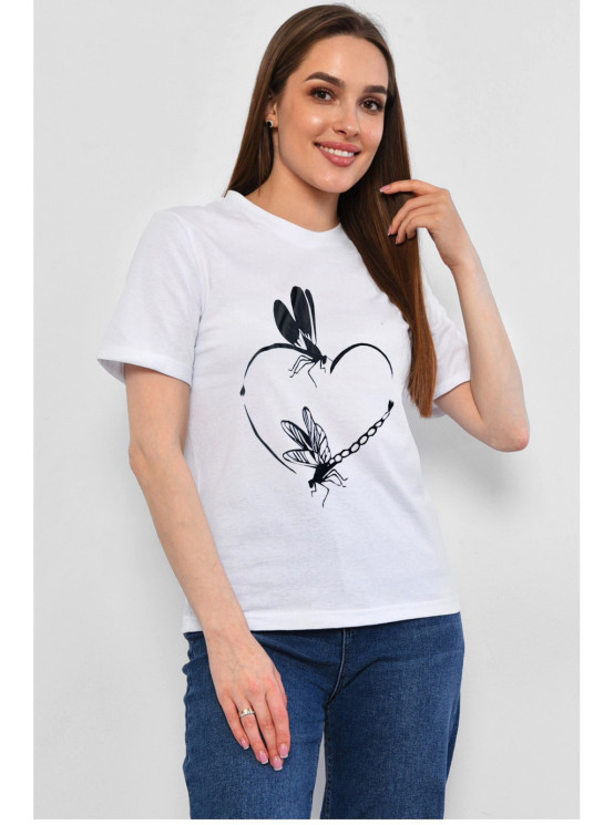 Футболка жіноча (р: S,M,L,XL,2XL) 2 кольори, в упаковці 5 шт. №368987 - NikolayNolen