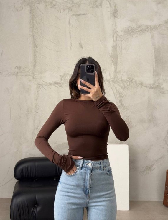 Лонгслів жіночий, мікродайвінг, м. 1295 (р: 42-46, 48-52) №714780 - BestFashion RZ6220 м. 1295