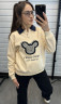 Світшот жіночий трикотаж Лакоста на мікрохутрі  м.271089 (р:L-4XL) 4 кольора в упаковці 5 штук №756465 - Coolme WE3111
