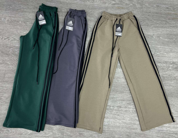 Спортивні штани дитячі Adidas двохнитка, піньє м.291-2 (р. 9-13 років) 3 кольора в упаковці 5 штук №756578 - Champion SE829
