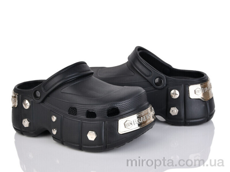Крокси K001 black р: 36-41, в упаковці: 12 пар, купити тільки гуртом - 1060668