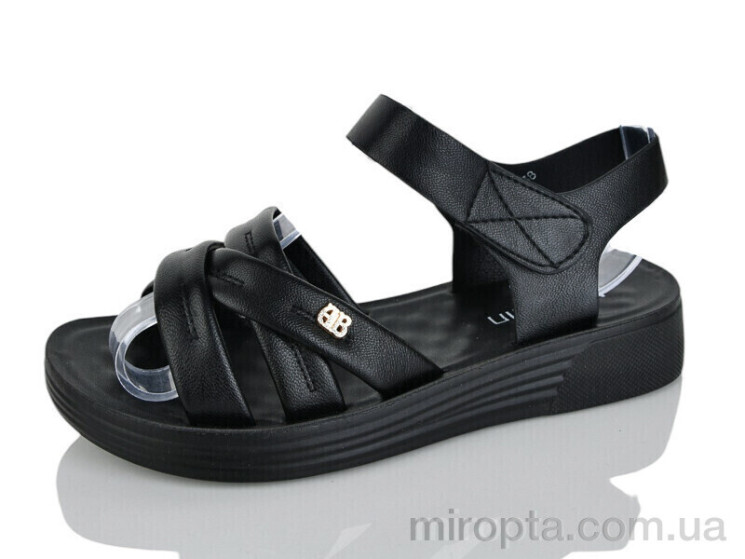 Шльопанці 2503 black р: 37-42, в упаковці: 8 пар, купити тільки гуртом - 1181295