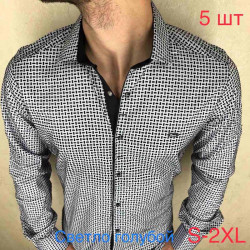 Сорочка Paulsemih р S-2XL Чоловіча Y22 l.blue