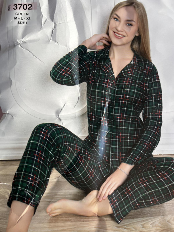 Піжама жіноча "3702" мікробайка (р: M,L,XL) в упаковці 3 шт. №377496 - DisneyOpt SE893