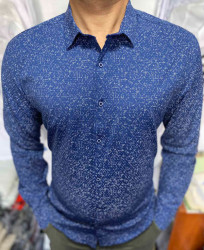 Сорочка Fmt р 3XL-6XL Чоловіча S2440 navy батал