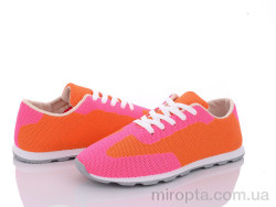 Кросівки 176-0(176-23) pink-orange р: 36-41, в упаковці: 8 пар, купити тільки гуртом