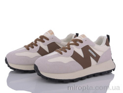 Кросівки 170-19 beige-brown р: 36-40, в упаковці: 8 пар, купити тільки гуртом