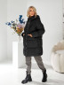 Куртка жіноча зимова, плащівка + холлофайбер 250 м. 606 (р. S, M, L, XL, XXL) №403786 - 
