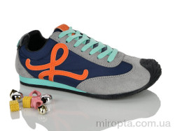 Кросівки B2990-10 grey-blue р: 36-41, в упаковці: 8 пар, купити тільки гуртом