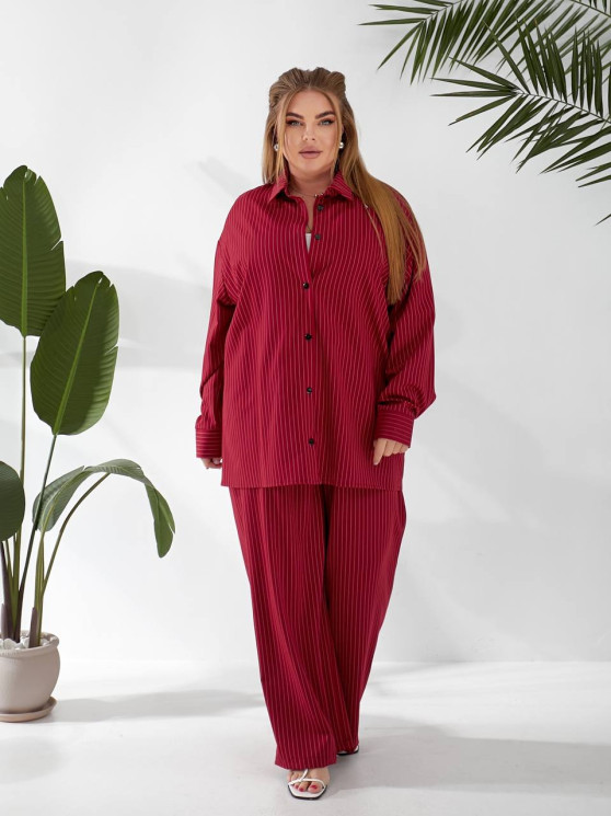 Костюм жіночий, льон-тіар, м. 1729 (р: 42-44, 46-48) №710285 - GrandFashion AV4663 м. 1729