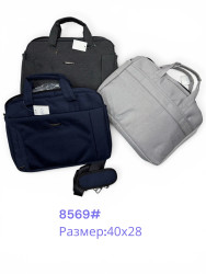 Сумка для ноутбука "8569" текстиль (р: 40*28см) 3 кольори №388328