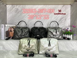 Сумка жіноча "22562-3#T-KH"плащівка (р: 29*12*22см) 5 кольорів №362448