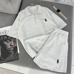 Костюм жіночий з футболкою-поло та шортами, двонитка м. 240 (р. 42-44, 46-48, 50-52) №415033