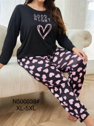 Піжама жіноча "500038" (р: XL,2XL,3XL,4XL,5XL) в упаковці 5 шт. №373472