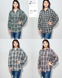 Сорочка жіноча "1505" (р: XL,2XL,3XL,4XL,5XL) 3 кольори, в упаковці 5 шт. №373564