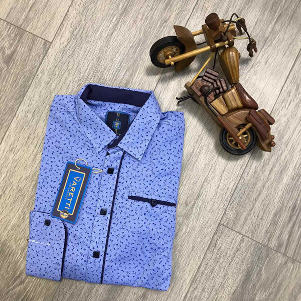 Сорочка No Brand р 7-12 Дитяча R360 blue - NikNumbers SE1041-1042
